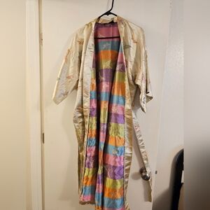 Colorful Butterfly Chinese Robe